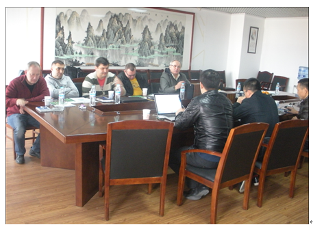 俄羅斯PPGK公司客商來公司參觀、考察